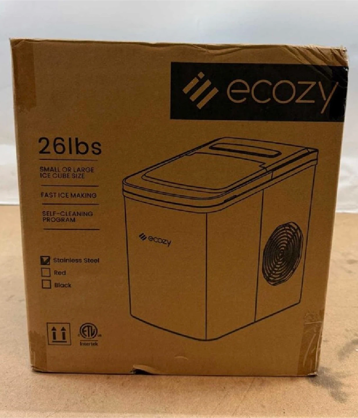 Ecozy Portable Ice Maker - Silver - photo 5