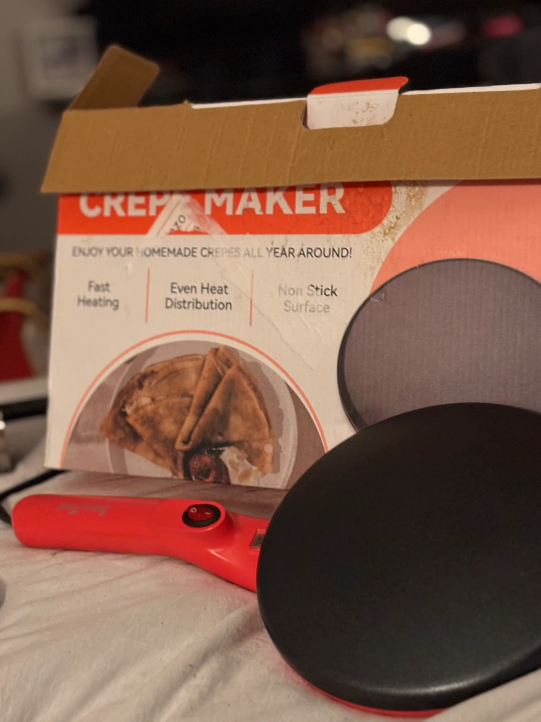 ❤️Baker's Friend Electric Crepe Maker