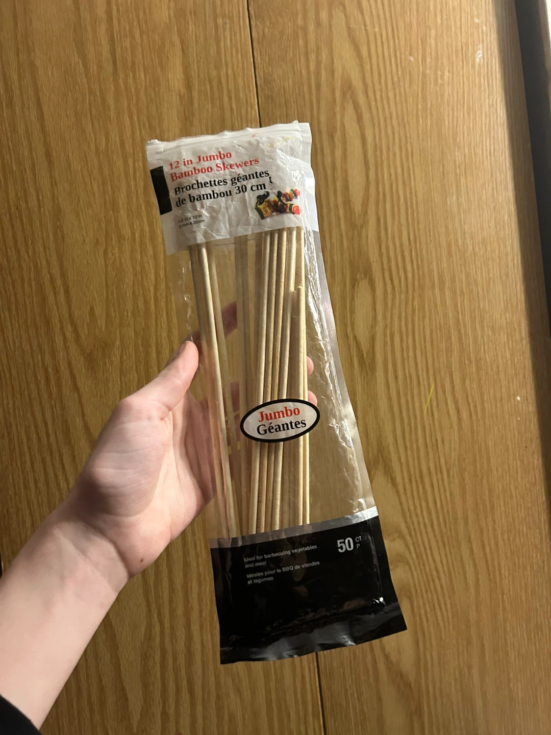 12 inch Jumbo Bamboo Skewers - 30 cm 🏆