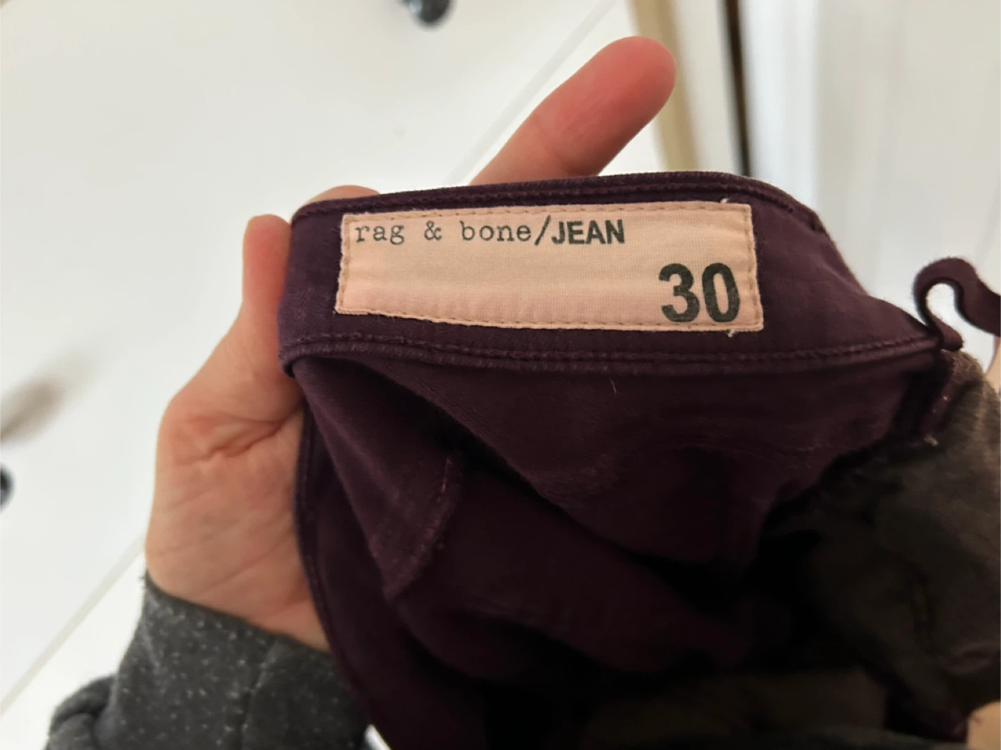 Rag & Bone/JEAN Purple Denim Jeans - Size 30 - photo 2