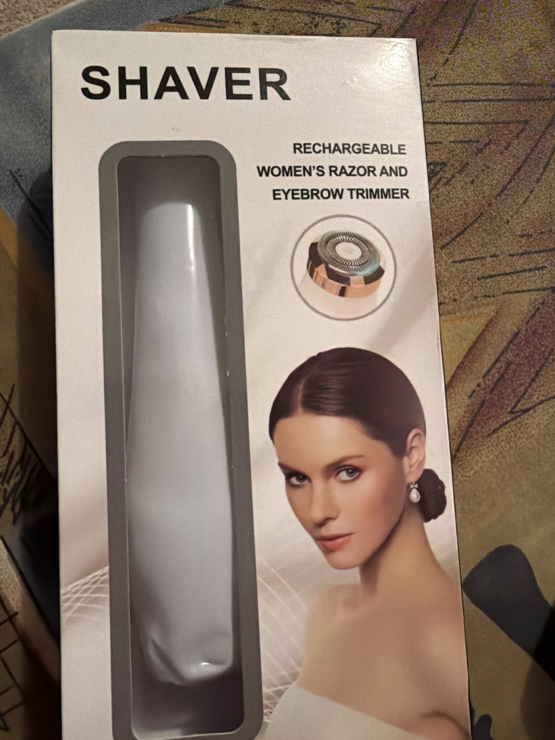 Rechargeable Women's Razor and Eyebrow Trimmer