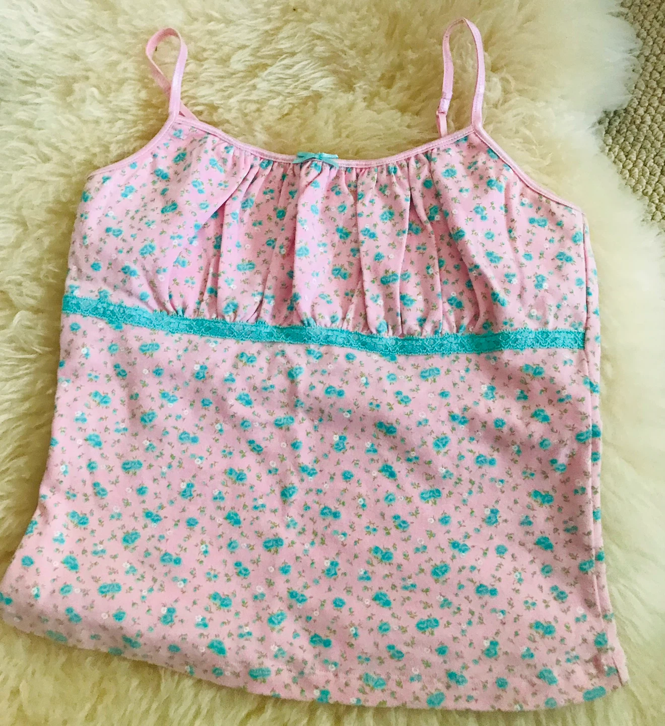 Pink Floral Camisole never worn