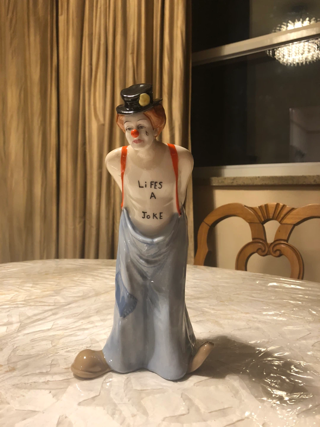 Ceramic Clown Figurine
