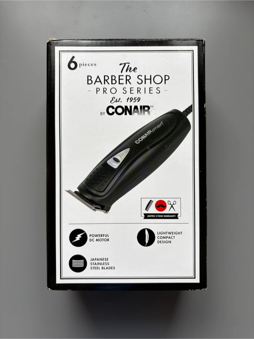 Conair The Barber Shop Pro Series 6pcs 🏆
