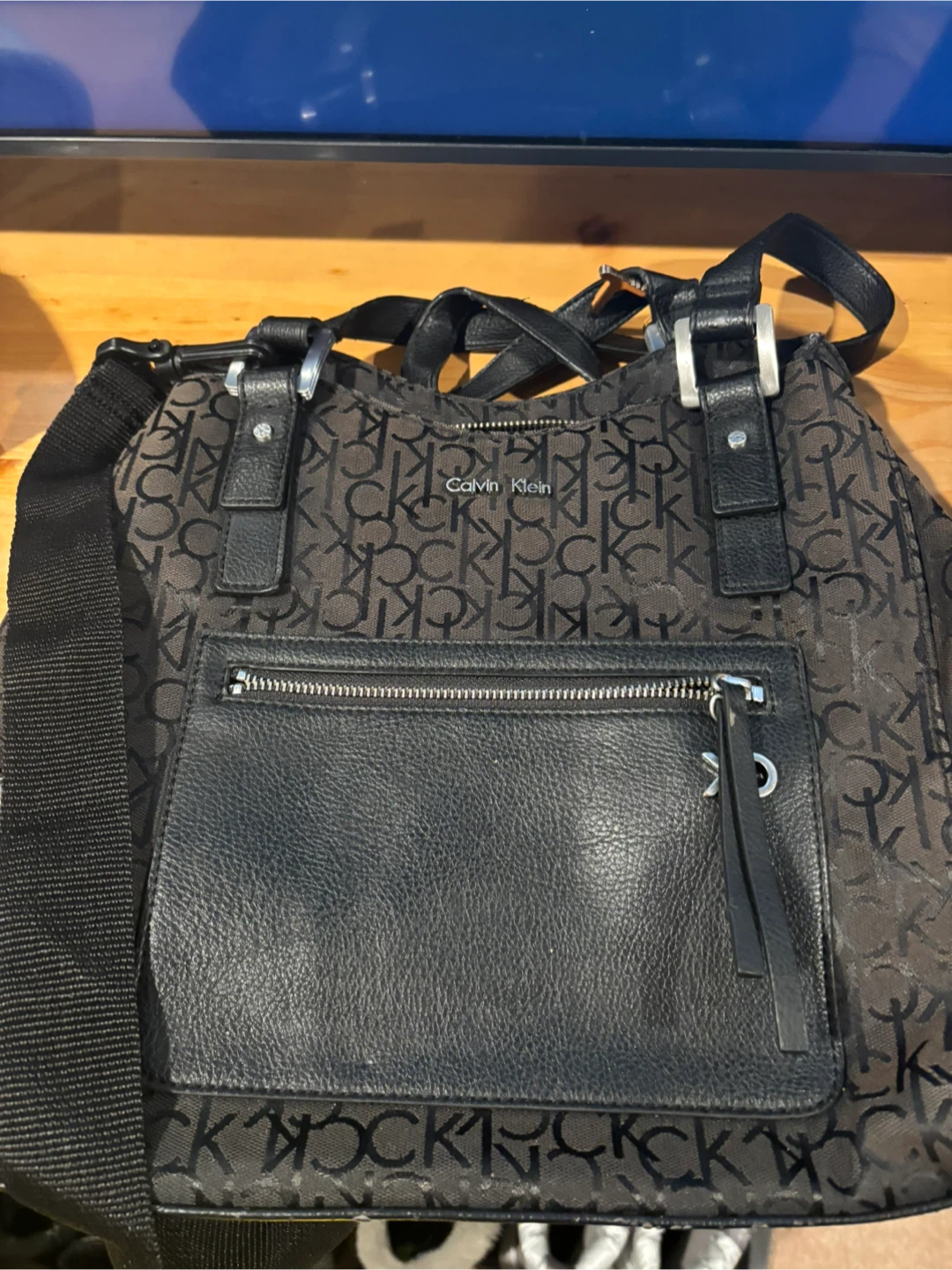 Calvin Klein Monogram Tote Bag