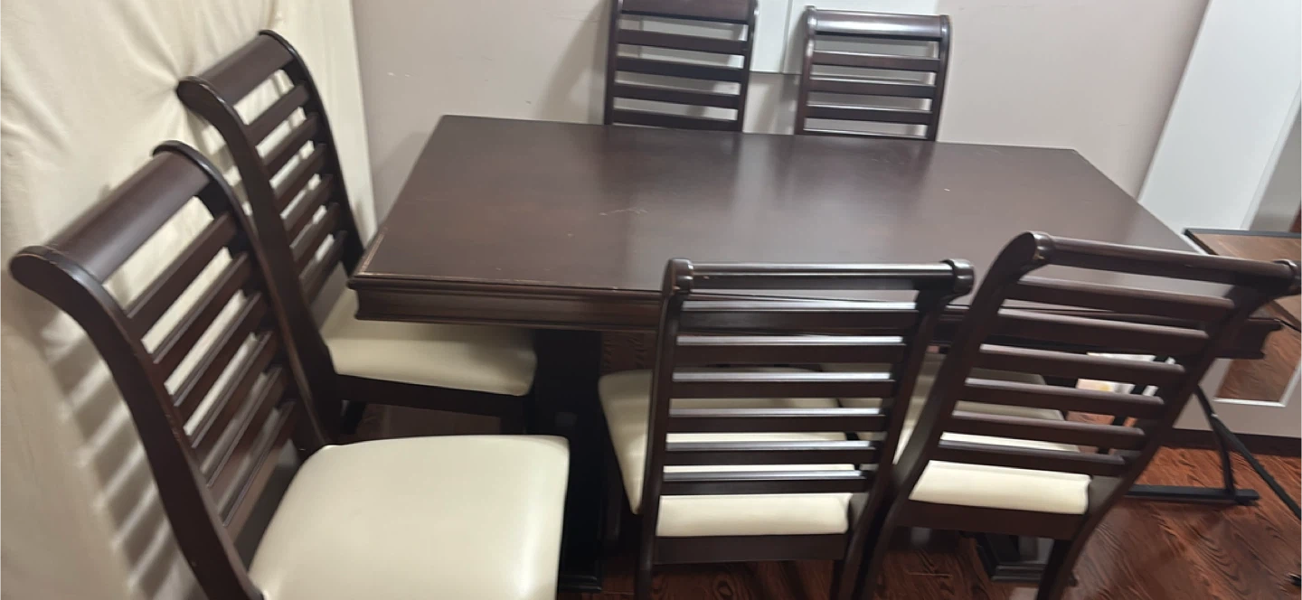 Dining Table with 6 Chairs - photo 2