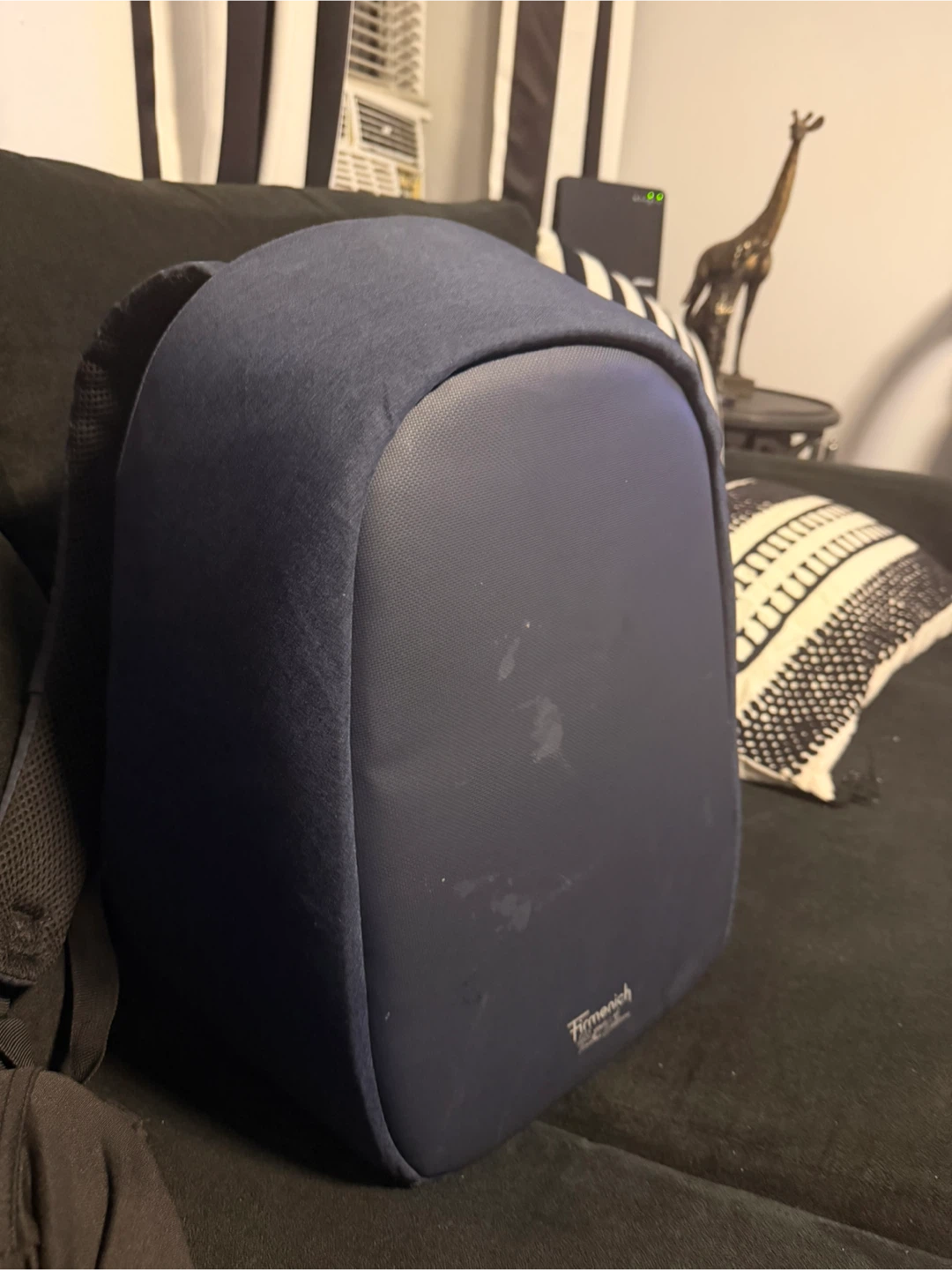 Firmenich blue backpack