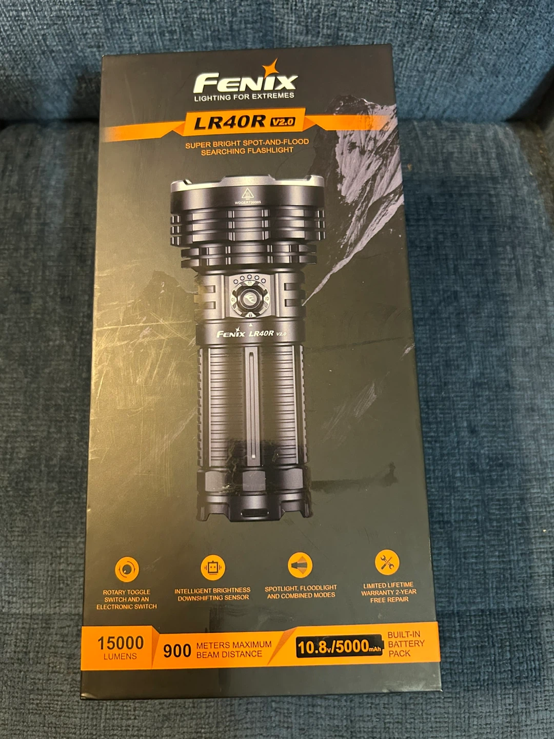 Fenix LR40R V2.0 15000 Lumen Super‑Bright Flashlight
