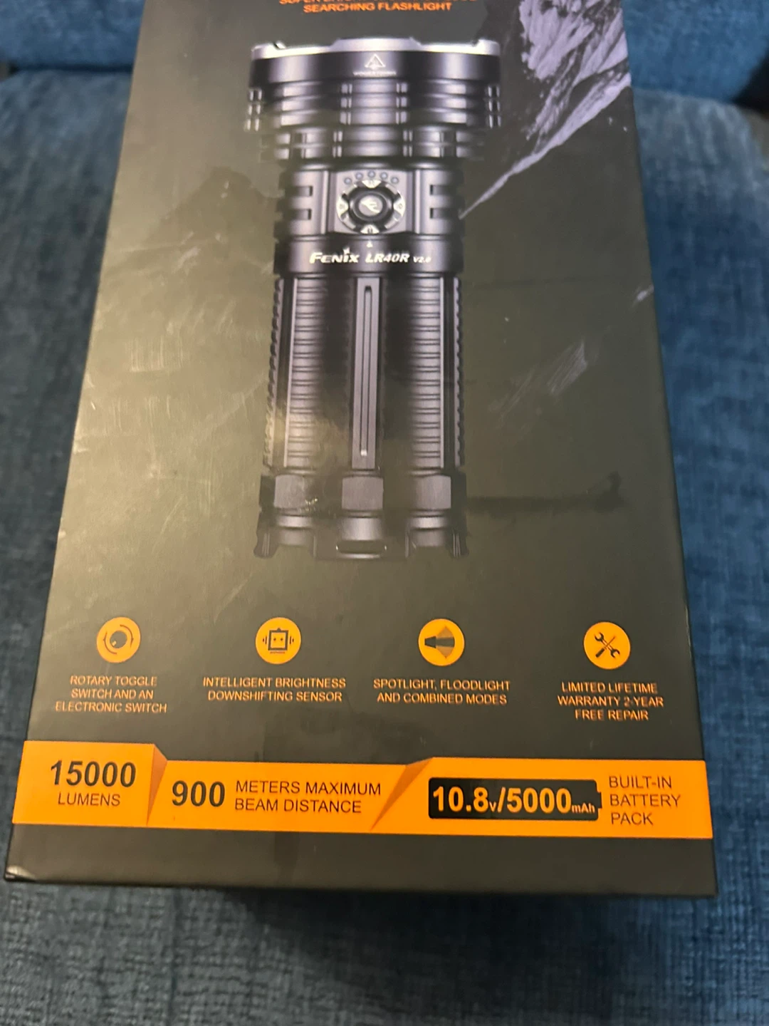 Fenix LR40R V2.0 15000 Lumen Super‑Bright Flashlight - photo 2