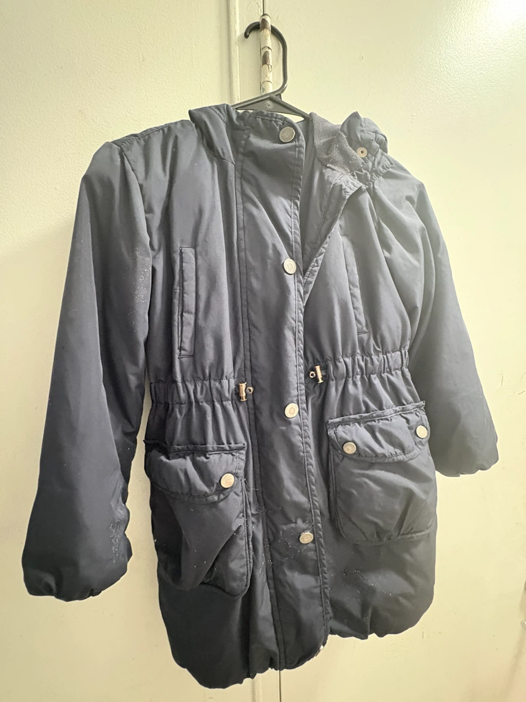 GapKids Navy Blue Winter Parka Jacket Size M (8)