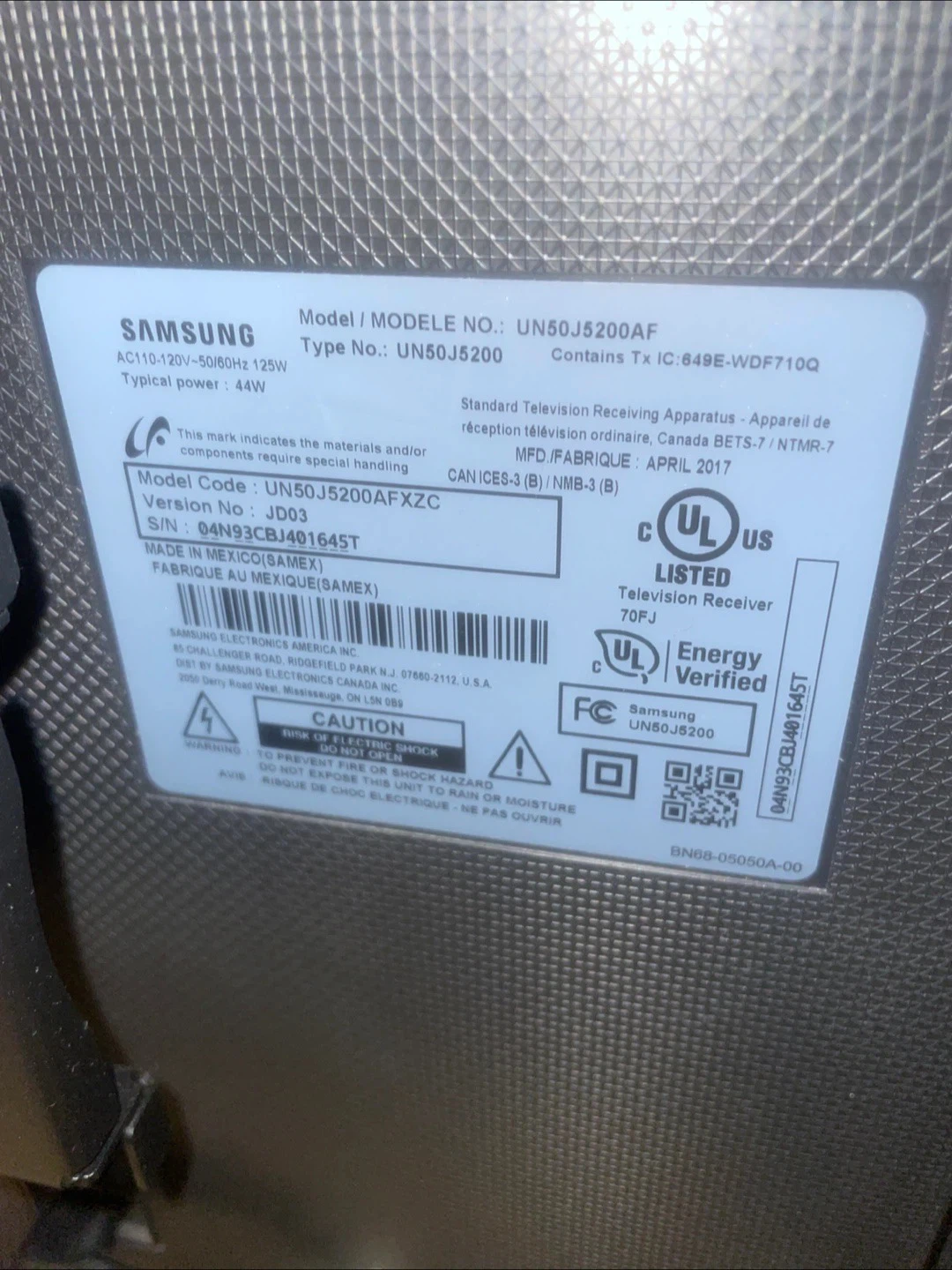 Samsung Flat Screen TV - photo 2