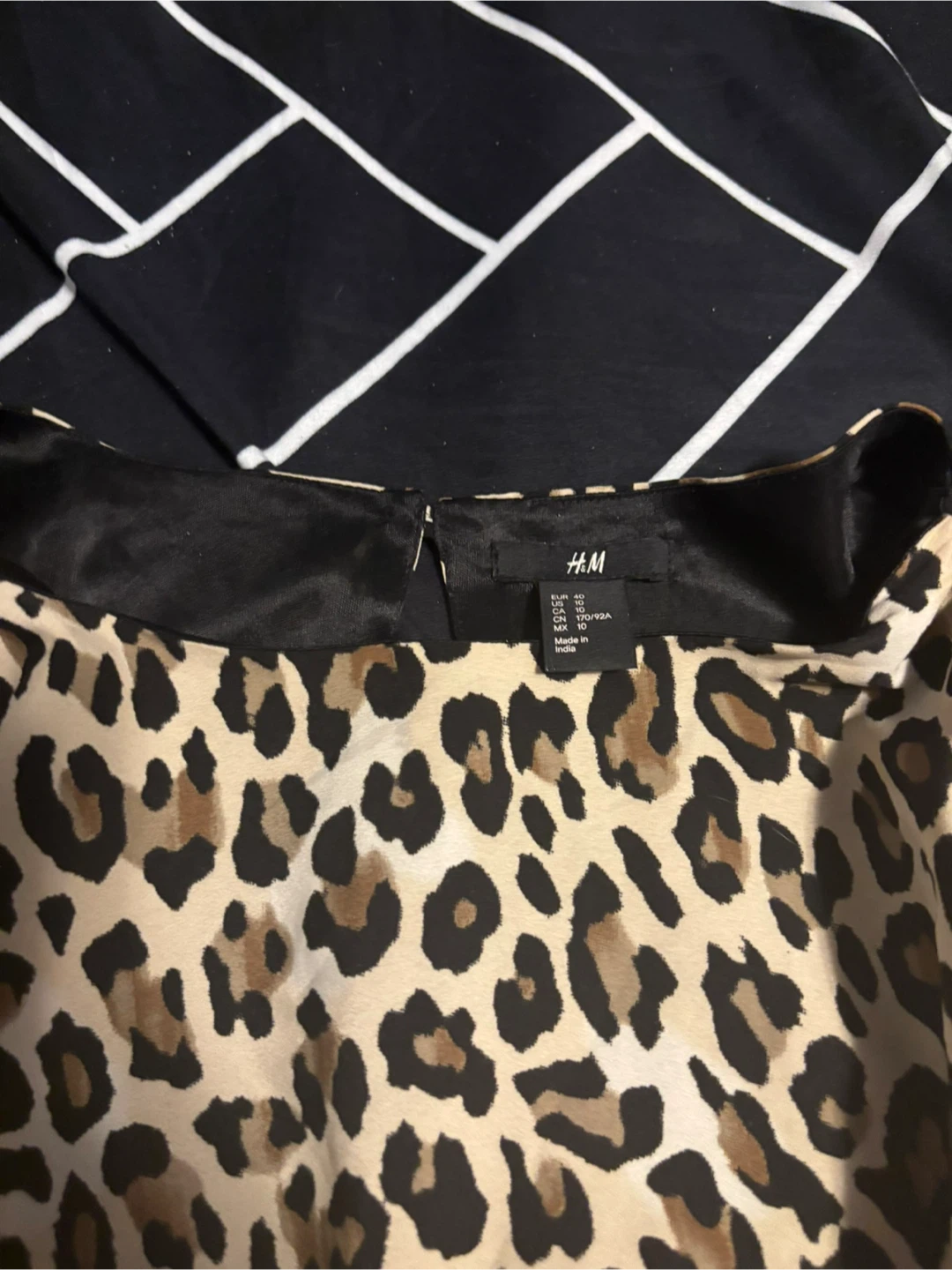 H&M Leopard Print Sleeveless Dress - Size 10 - photo 2