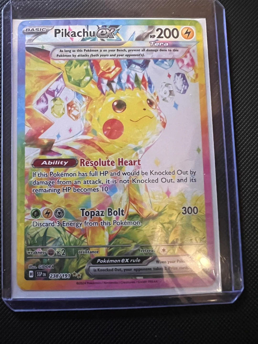 Pikachu EX Pokémon Trading Card - 238/191 - photo 3