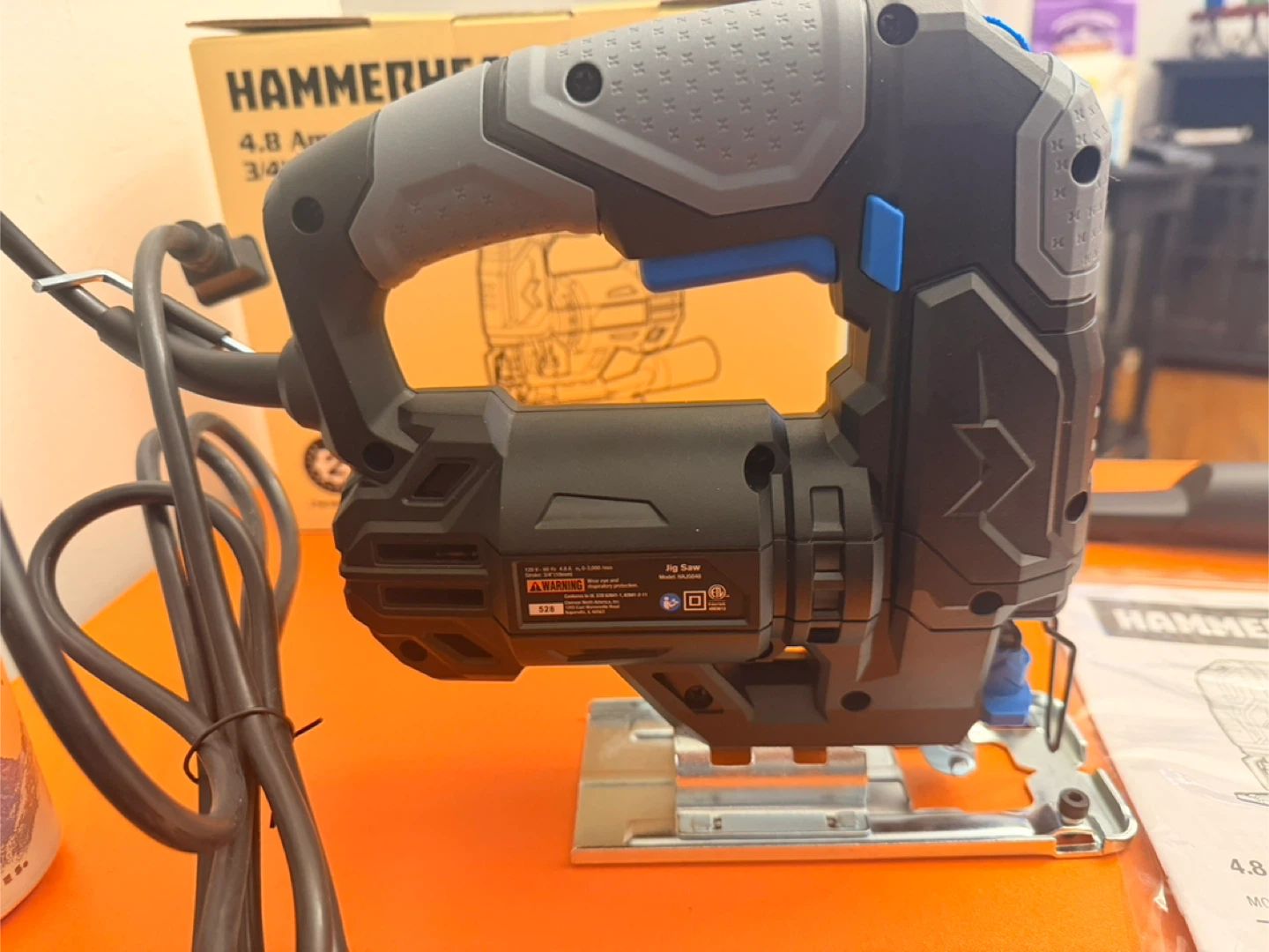 Hammerhead 4.8 Amp 3/4" Jig Saw - photo 4