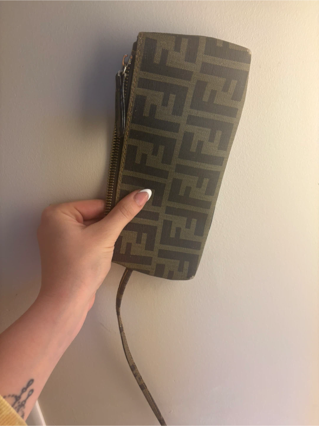 Fendi Zucca Monogram Clutch Wristlet - photo 2