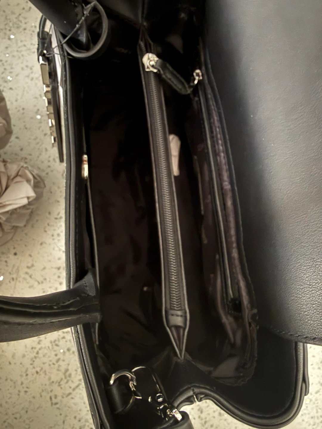 DKNY Black Leather Handbag - photo 4