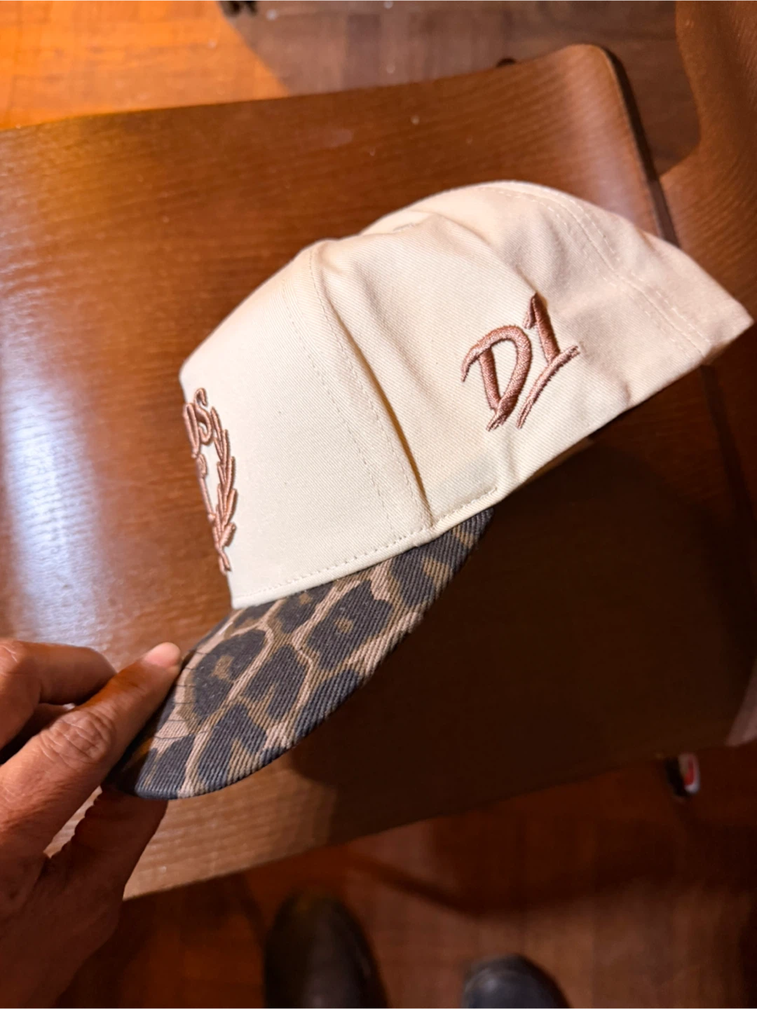 Dios 1st "Exclusive Wear" Cap - Beige/Leopard Print - photo 2