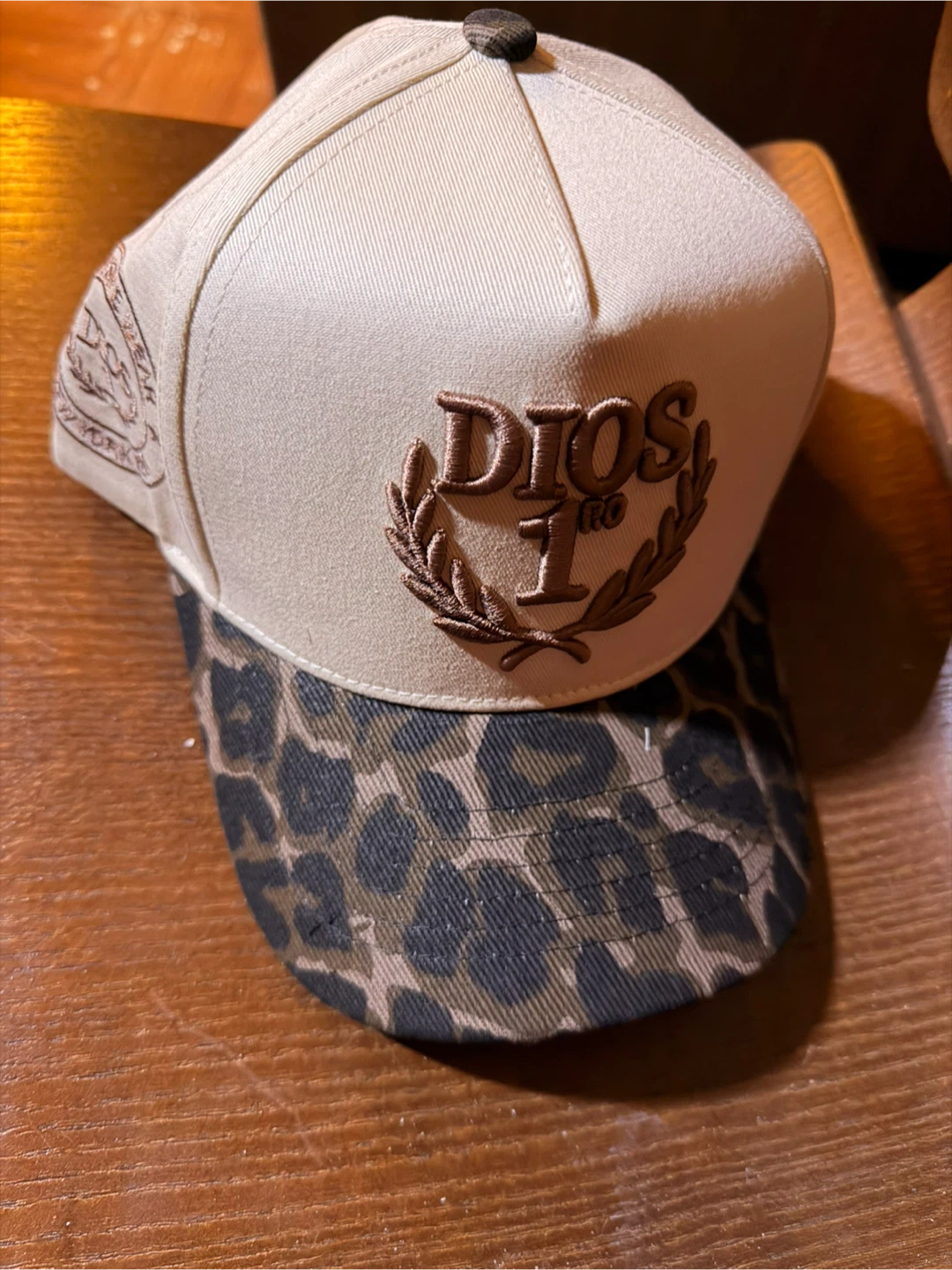 Dios 1st "Exclusive Wear" Cap - Beige/Leopard Print - photo 3