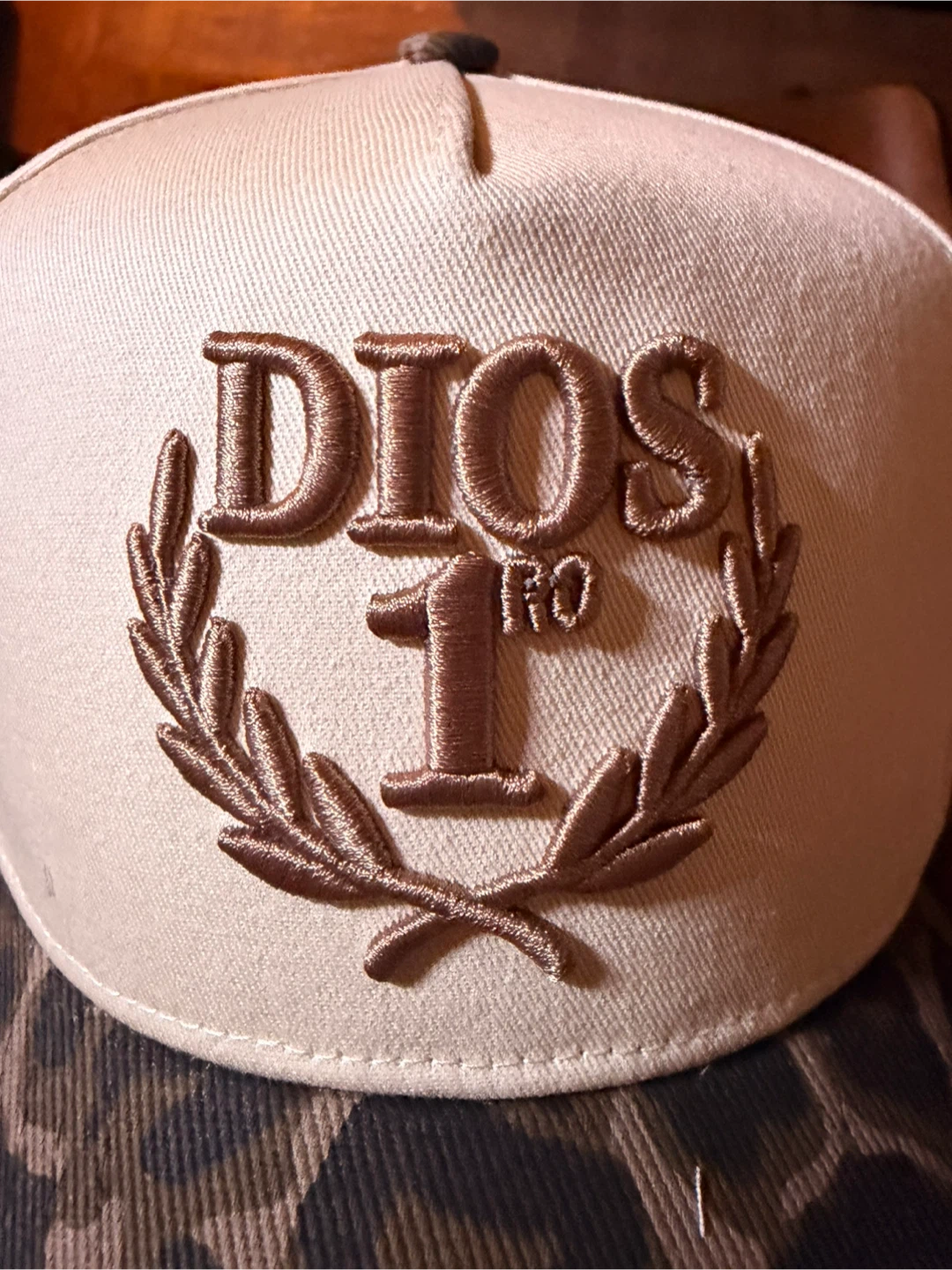 Dios 1st "Exclusive Wear" Cap - Beige/Leopard Print - photo 4