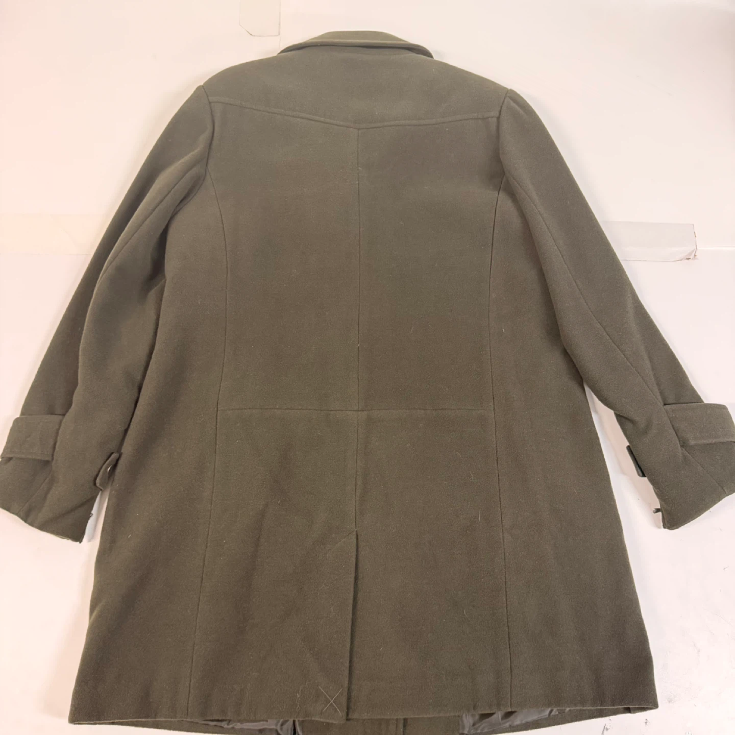 Brand New Linea Domani Olive Green Coat Size 14 w/ Tag - photo 4