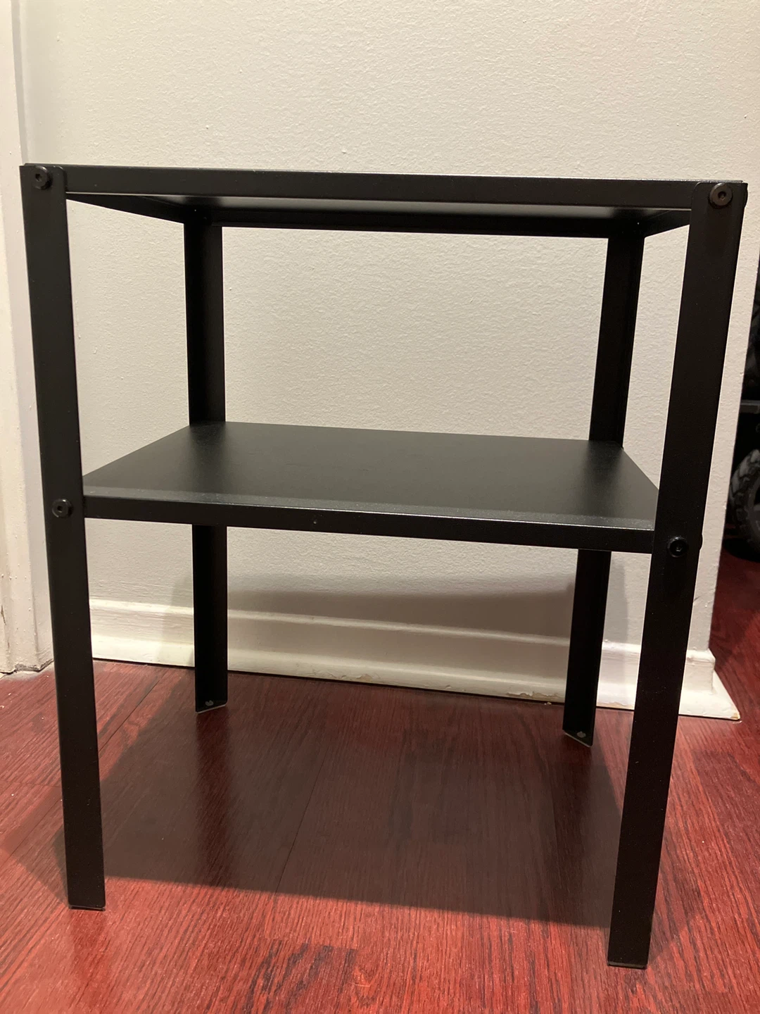 Black Two-Tiered Shelf Stand (IKEA)