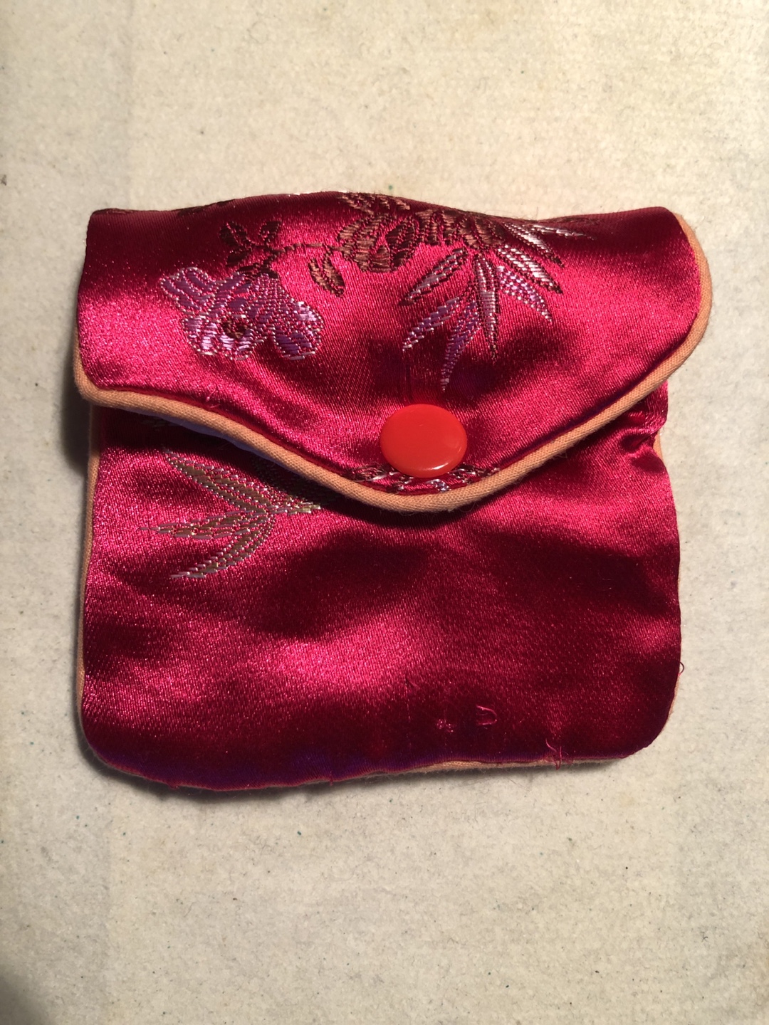 Small Silk Satin Pouch - Pink 🏆