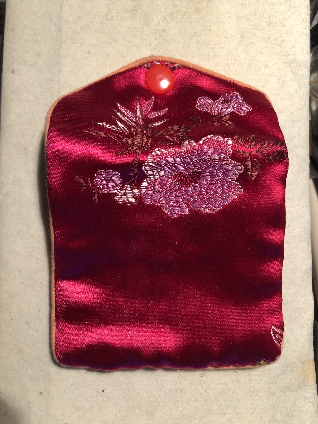 Small Silk Satin Pouch - Pink 🏆 - photo 3