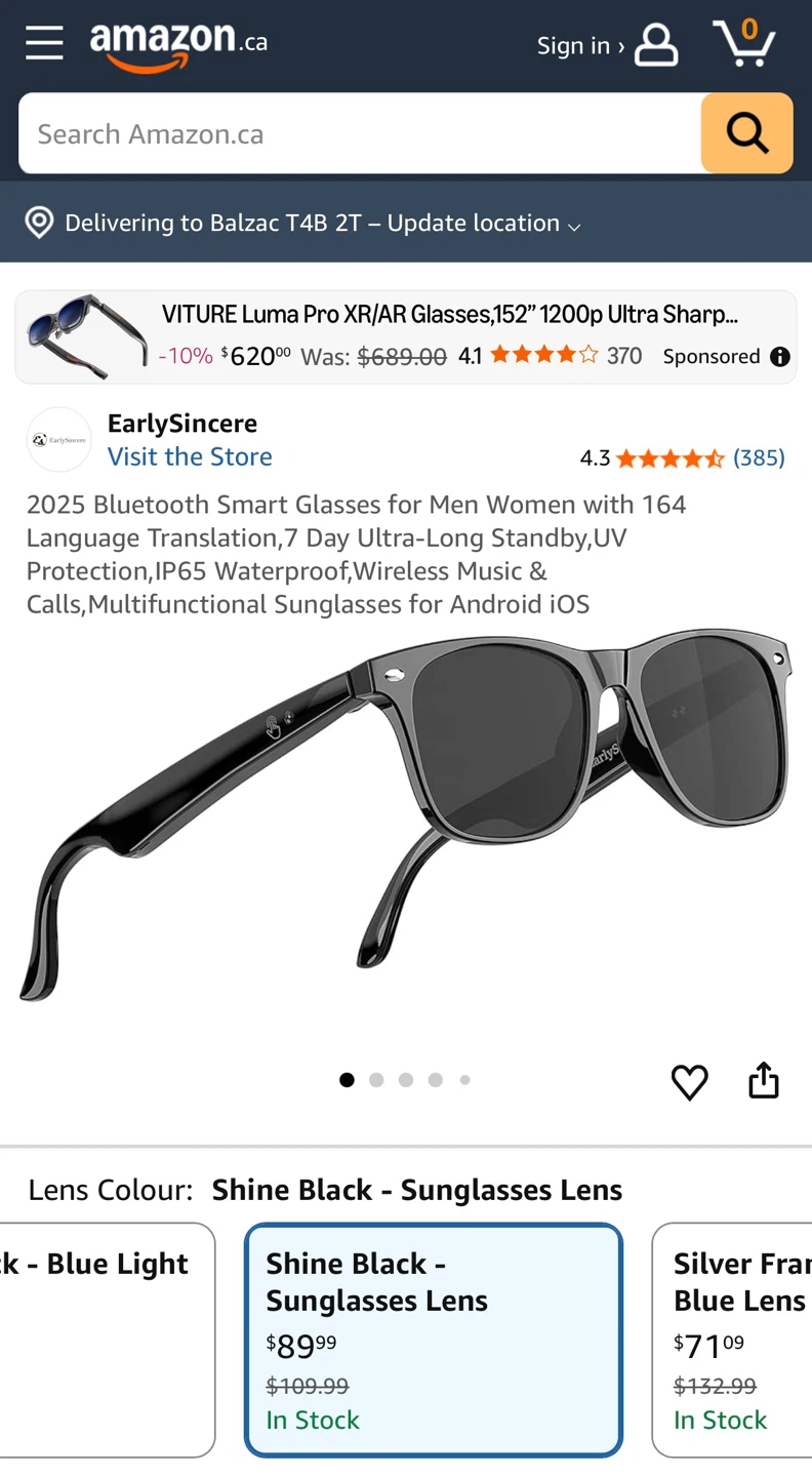 Smart Glasses with Bluetooth Calling and Music - photo 2