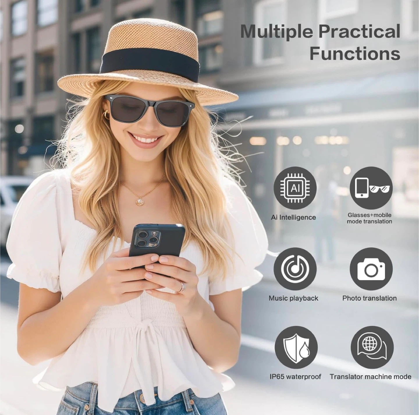 Smart Glasses with Bluetooth Calling and Music - photo 5