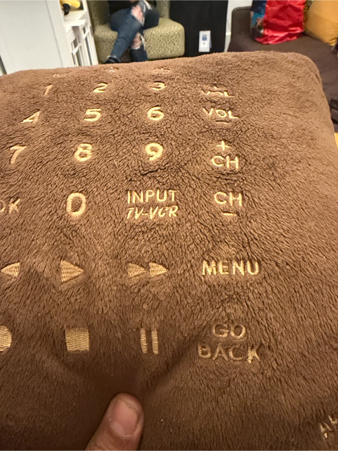Brookstone Remote Control Pillow - photo 3