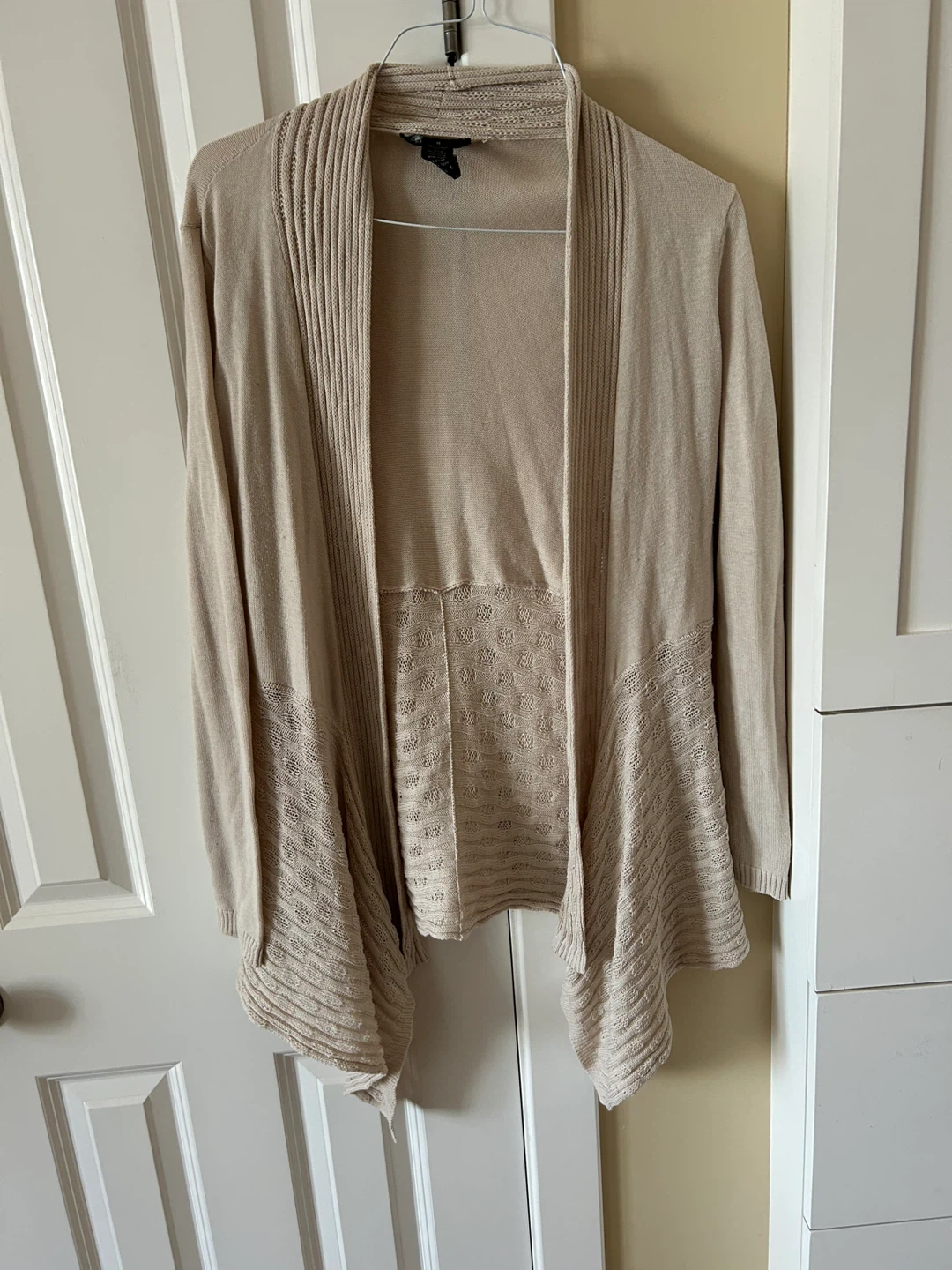 Beige Cardigan - Size Medium