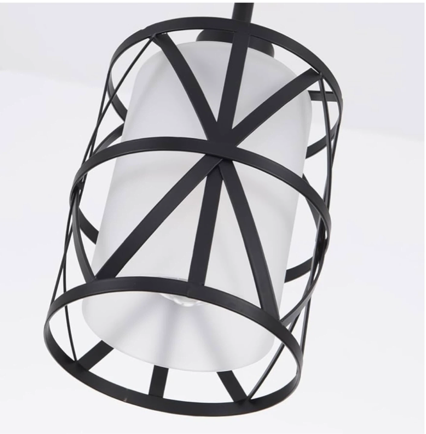 Set of 3 Industrial Pendant Lights - photo 3