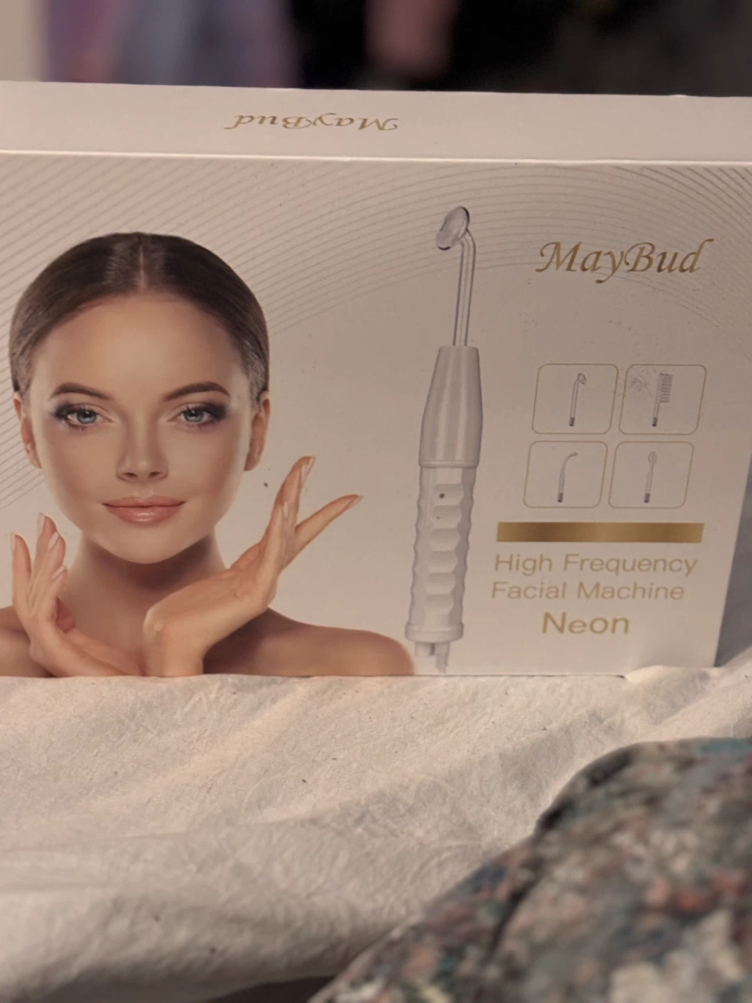 MayBud High Frequency Facial Machine with 4 Electrodes