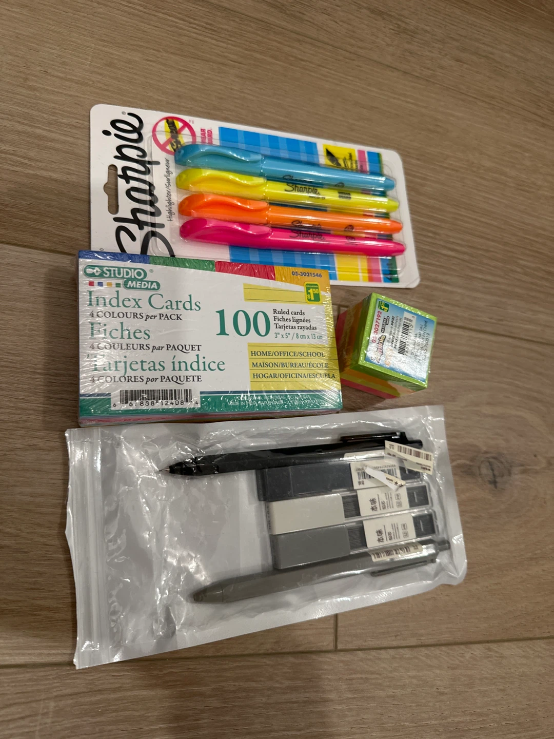 Sharpie Highlighters and Pencil Lead Set