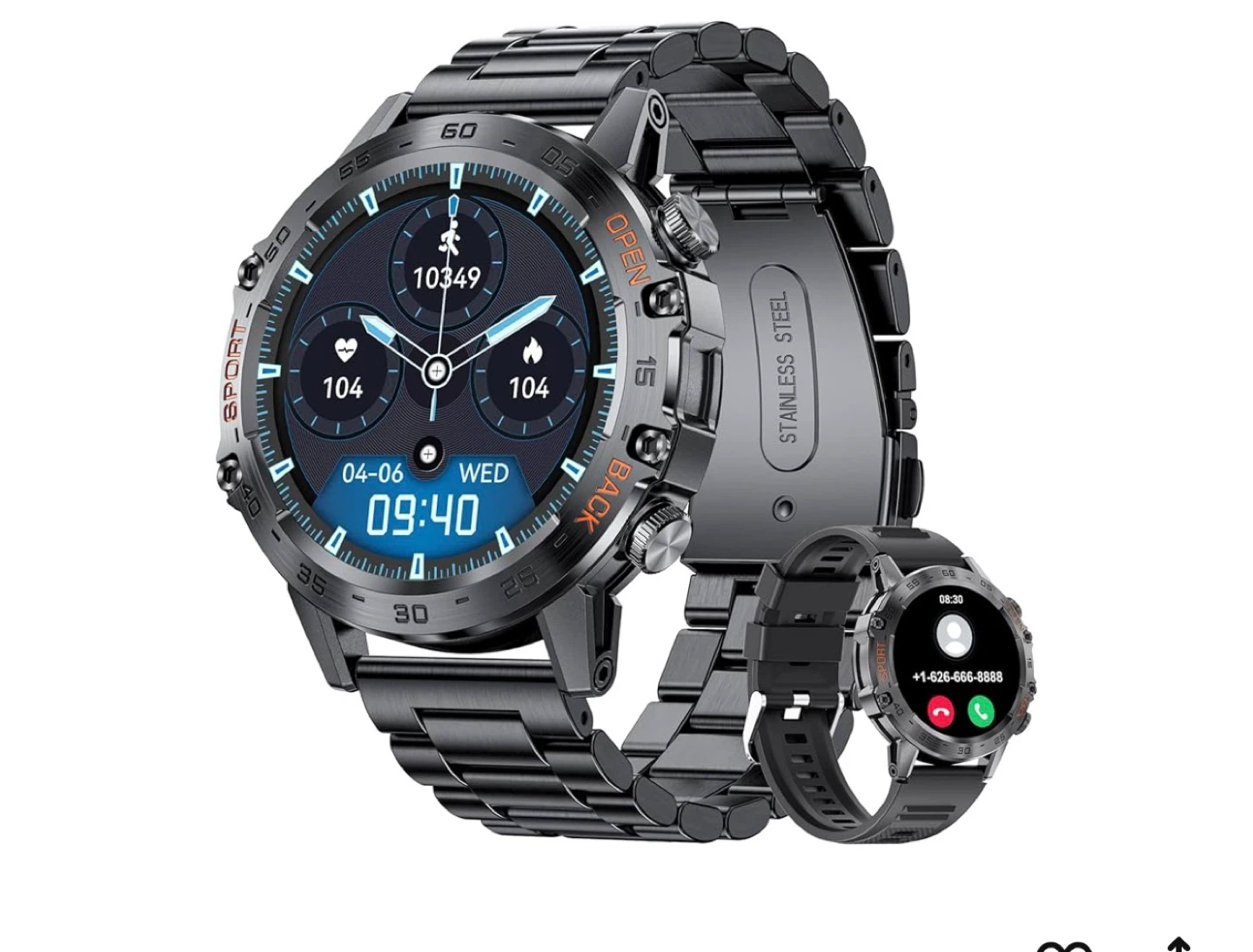 LIGE Military Smart Watch - photo 4