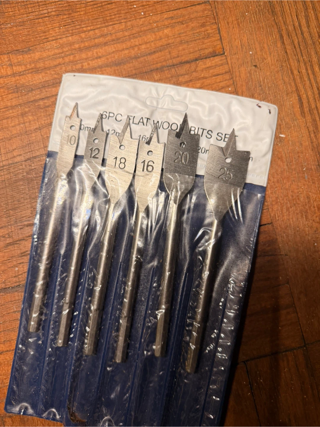 6PC Flat Wood Bits Set - photo 2