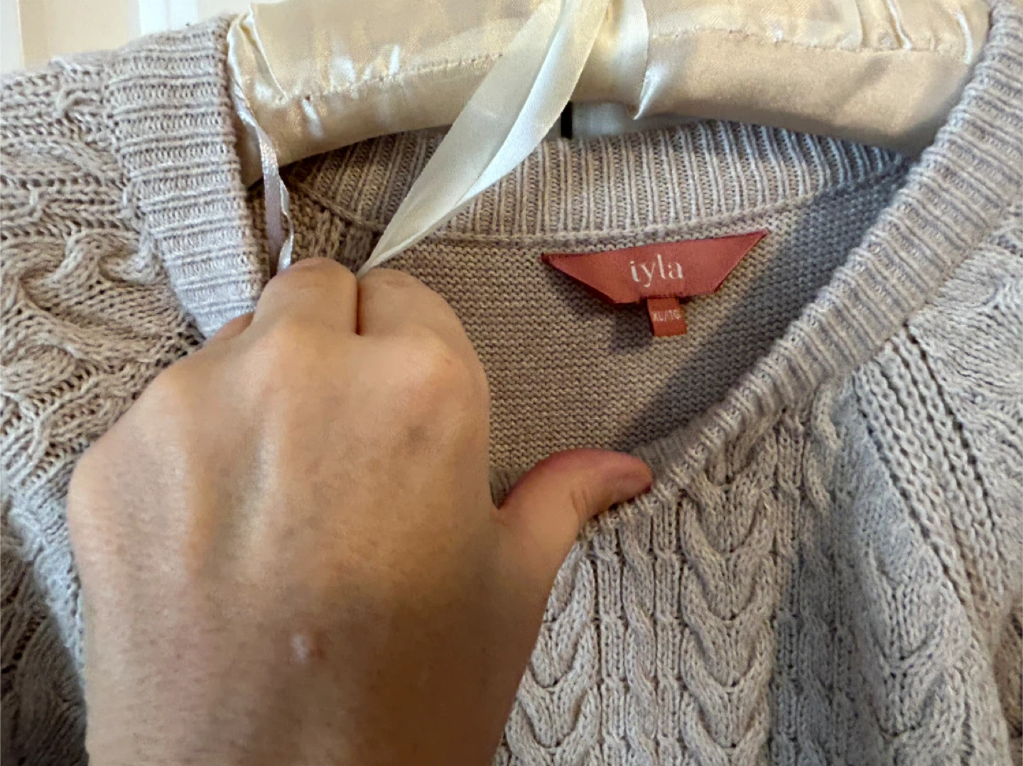 Tyla Cable Knit Sweater Dress - photo 2