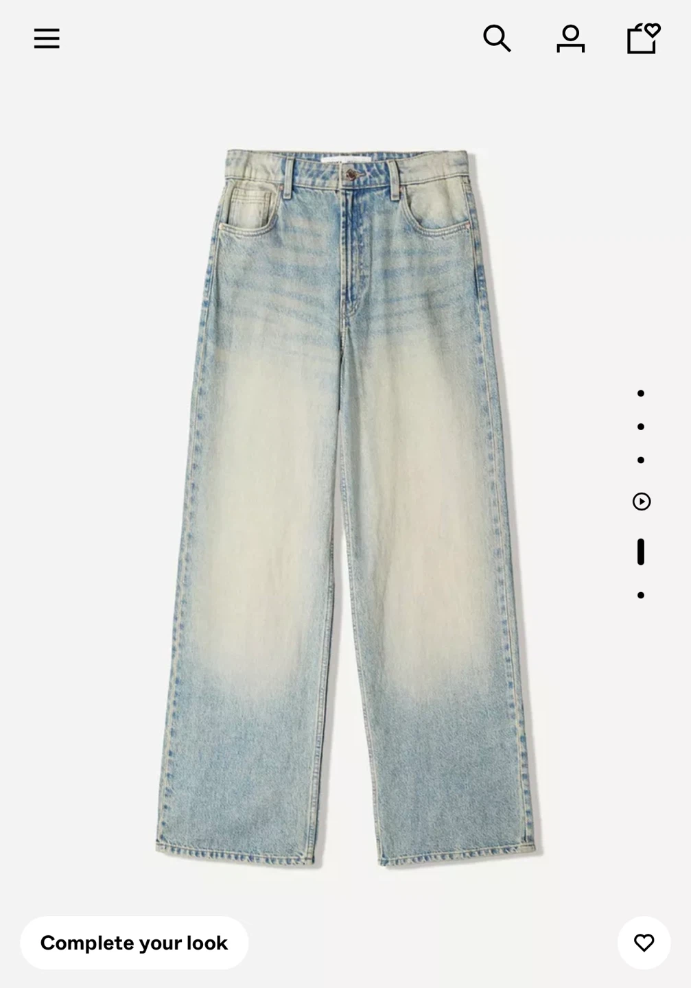 Bershka Baggy Jeans - Light Blue US 8 - photo 4