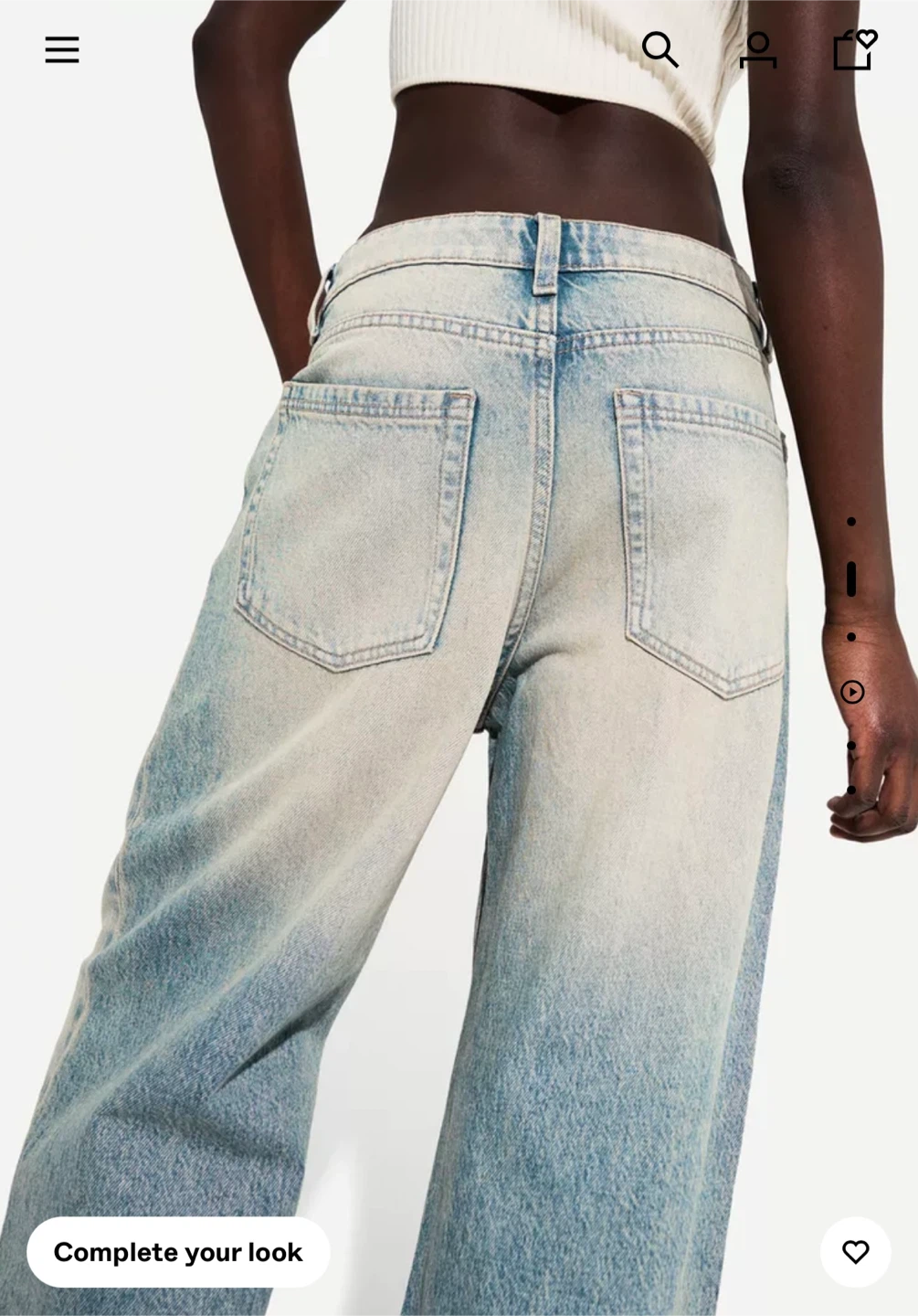 Bershka Baggy Jeans - Light Blue US 8 - photo 2