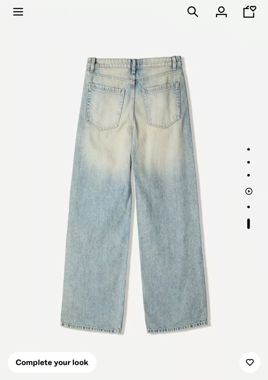 Bershka Baggy Jeans - Light Blue US 8 - photo 5