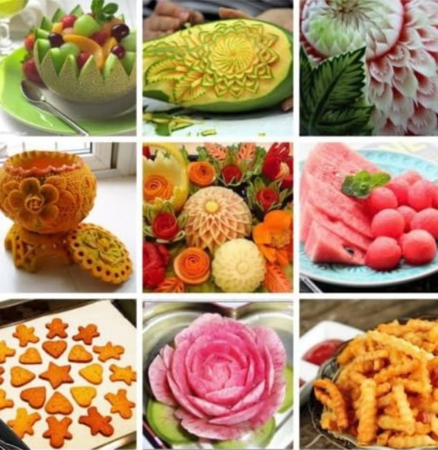 🏆 Vegetable and Fruit Carving Tool Set - photo 5
