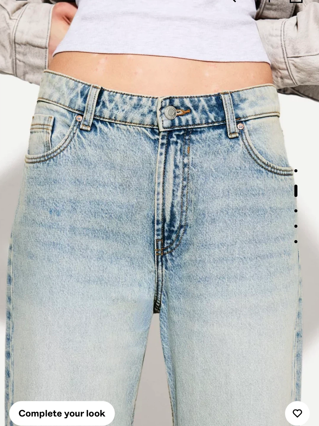 Bershka Baggy Jeans - Light Blue US 8 - photo 2