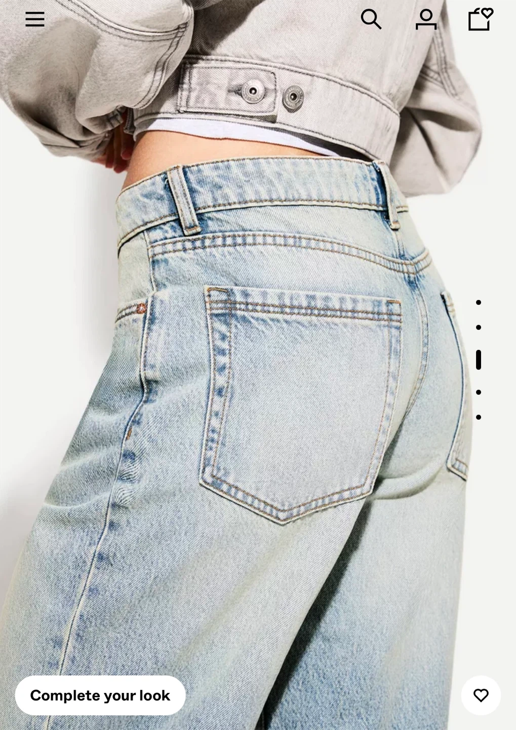 Bershka Baggy Jeans - Light Blue US 8 - photo 3
