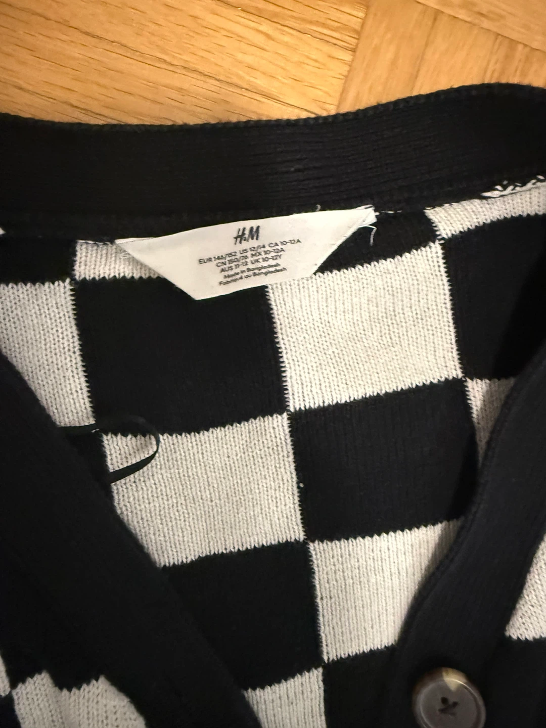 Ardene M/M Striped Sweater and H&M Checkered Cardigan - photo 3