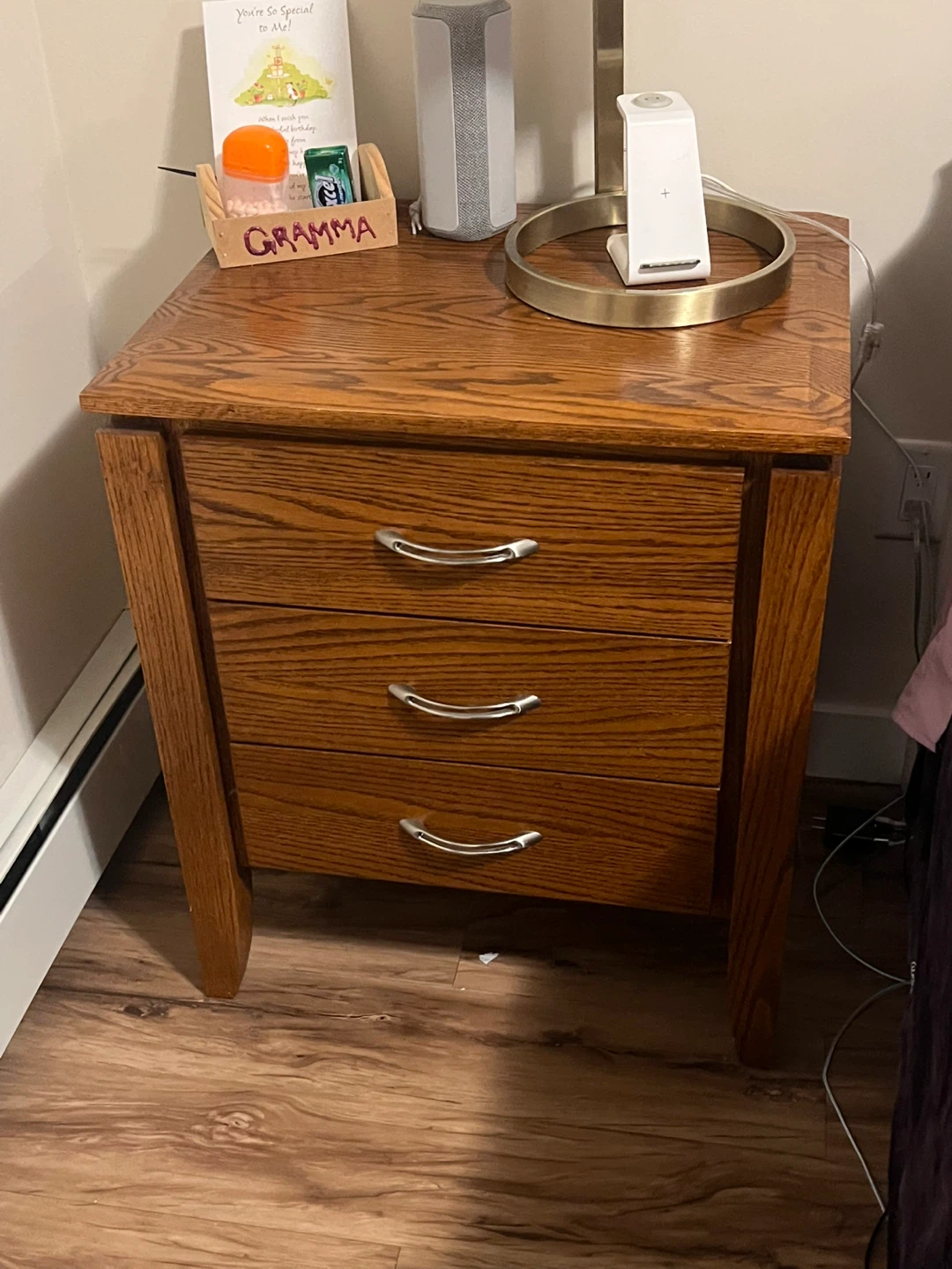 Wooden Dresser and Matching Night Table - photo 4