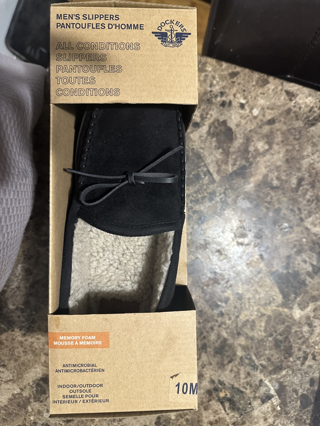 Dockers Men's All Conditions Slippers - Size 10M Black