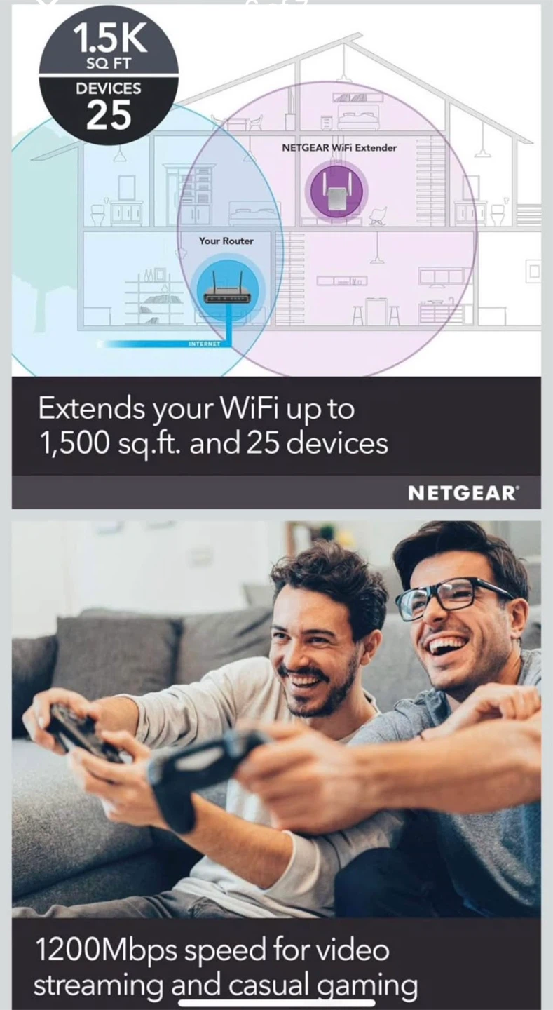 🏆 NETGEAR Wi-Fi Range Extender EX6120 - photo 5
