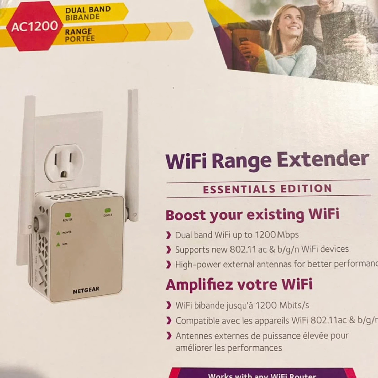 🏆 NETGEAR Wi-Fi Range Extender EX6120 - photo 2