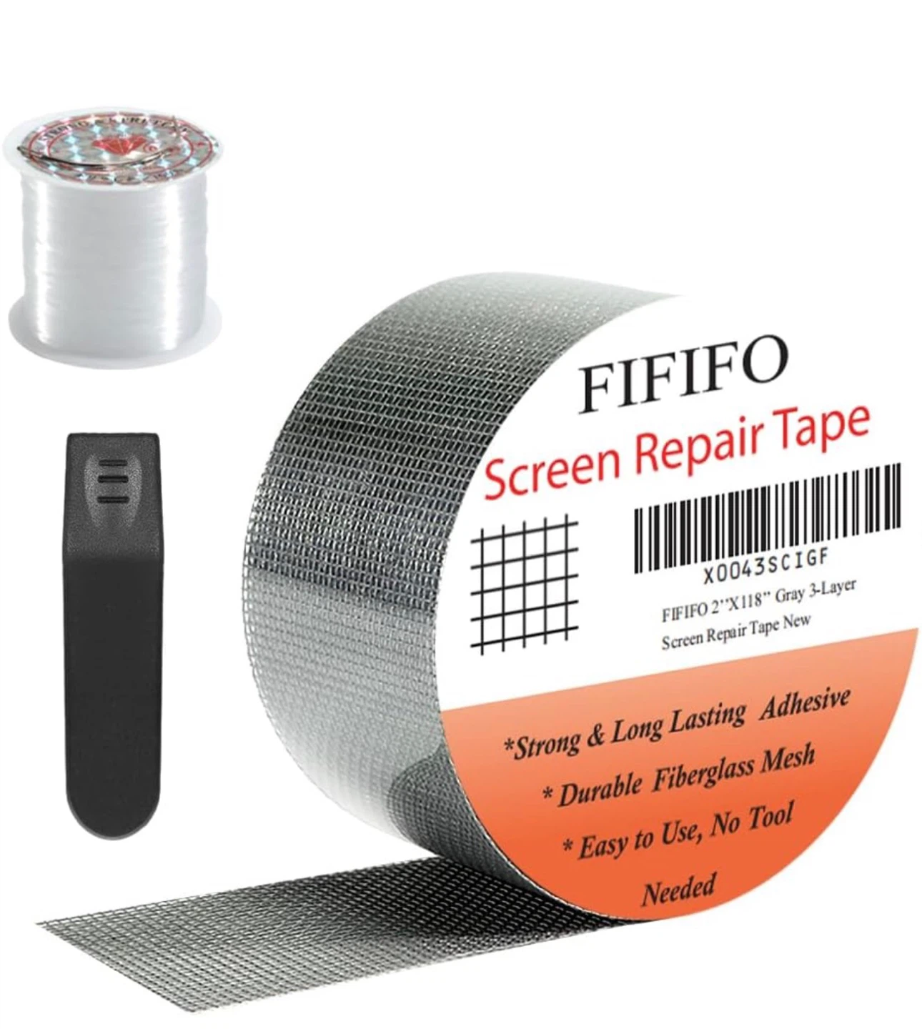 FIFIFO Screen Repair Tape - Gray 2" x 118" 🏆