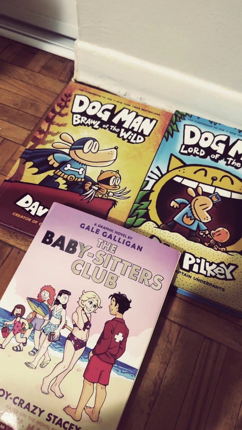 Dog Man and Baby-Sitters Club Graphic Novels